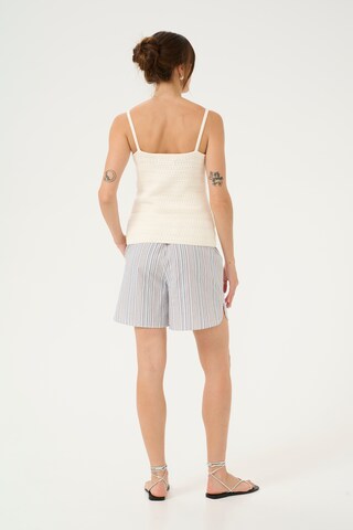 Tops en tricot 'CUAlicie' CULTURE en blanc