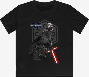 F4NT4STIC Shirt 'The Rise Of Skywalker Kylo Ren' in Black: front