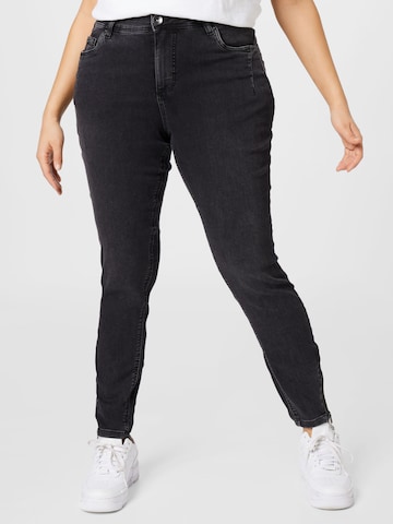 Zizzi Skinny Jeans 'Amy' in Grey: front