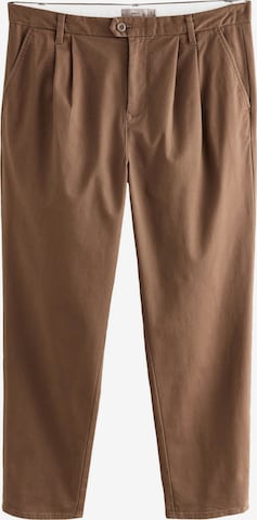 ruda Next Laisvas Klostuotos kelnės: priekis