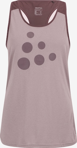 Craft Sports Top 'Eaze' in Purple: front