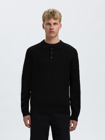 SELECTED Pullover 'SLHDANE' in Schwarz: Vorderseite