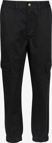 Barbour International Tapered Cargobroek 'Monaco' in Zwart: voorkant