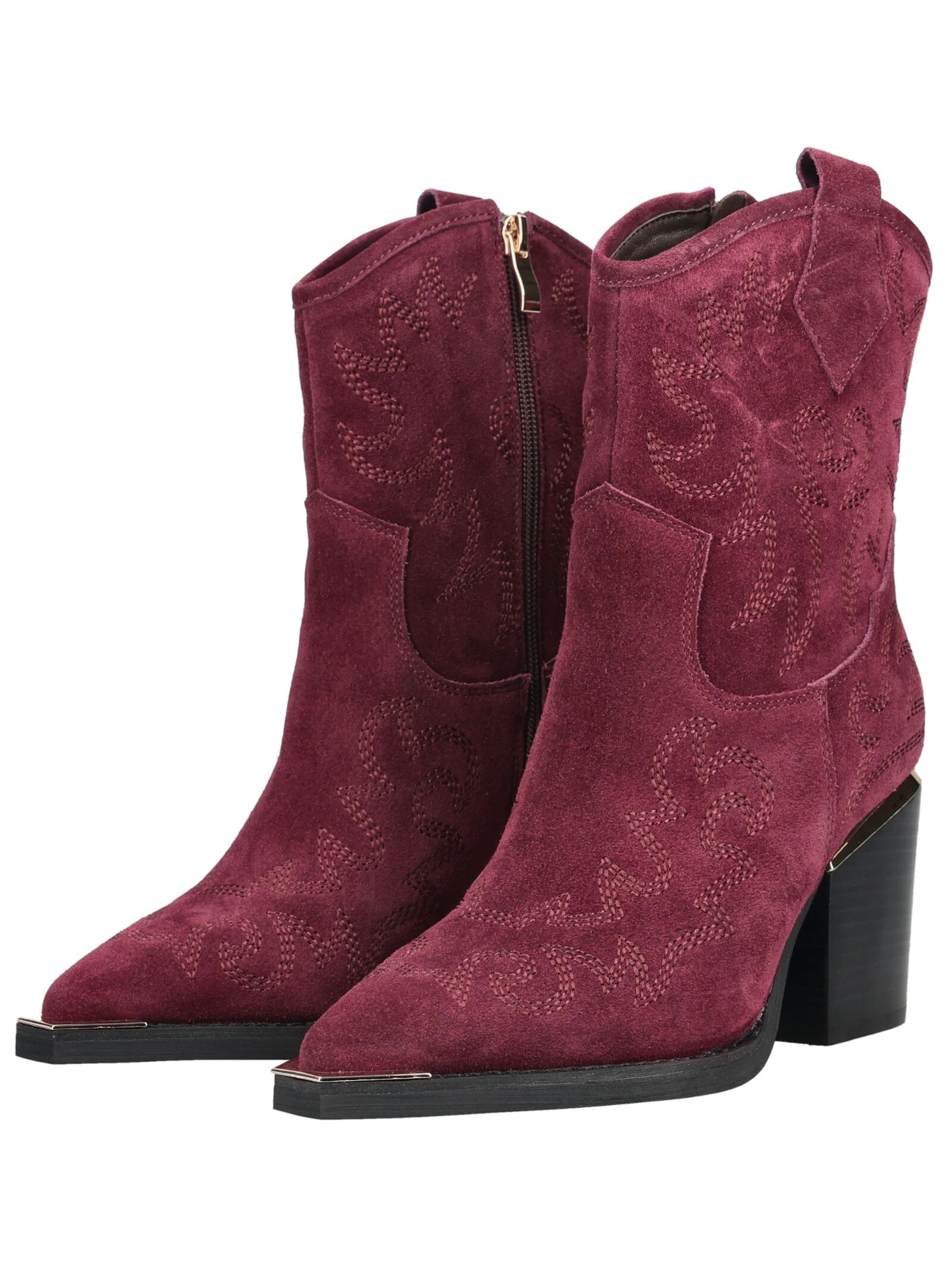 Bottes de cowboy Alma En Pena en rouge