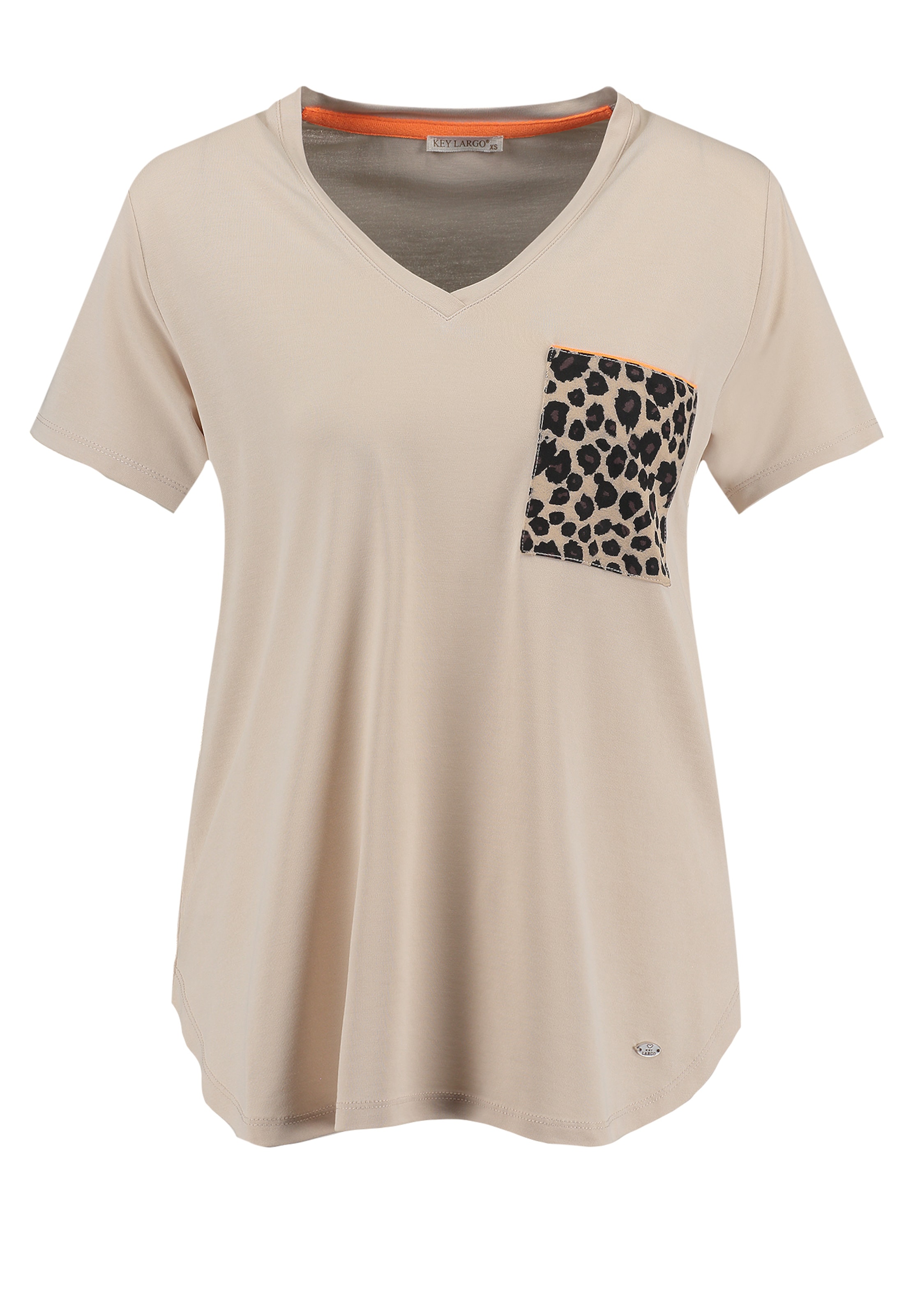 Key Largo Shirts 'Cat' i beige: forside