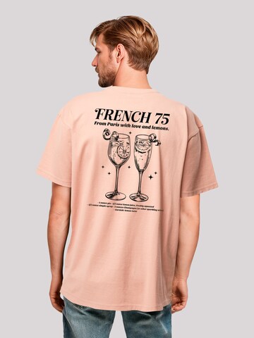T-Shirt 'French 75 From Paris With Love' F4NT4STIC en orange