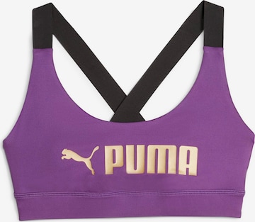 PUMA Sports Bra in Purple: front