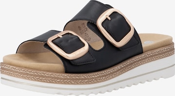 Mule REMONTE en noir : devant