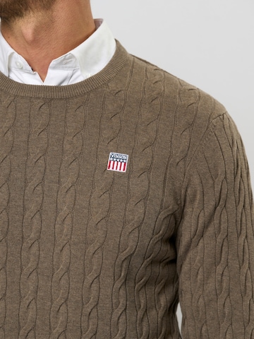 Pull-over ' Grant ' VINSON en marron