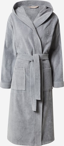 rosemunde Long Bathrobe in Grey: front