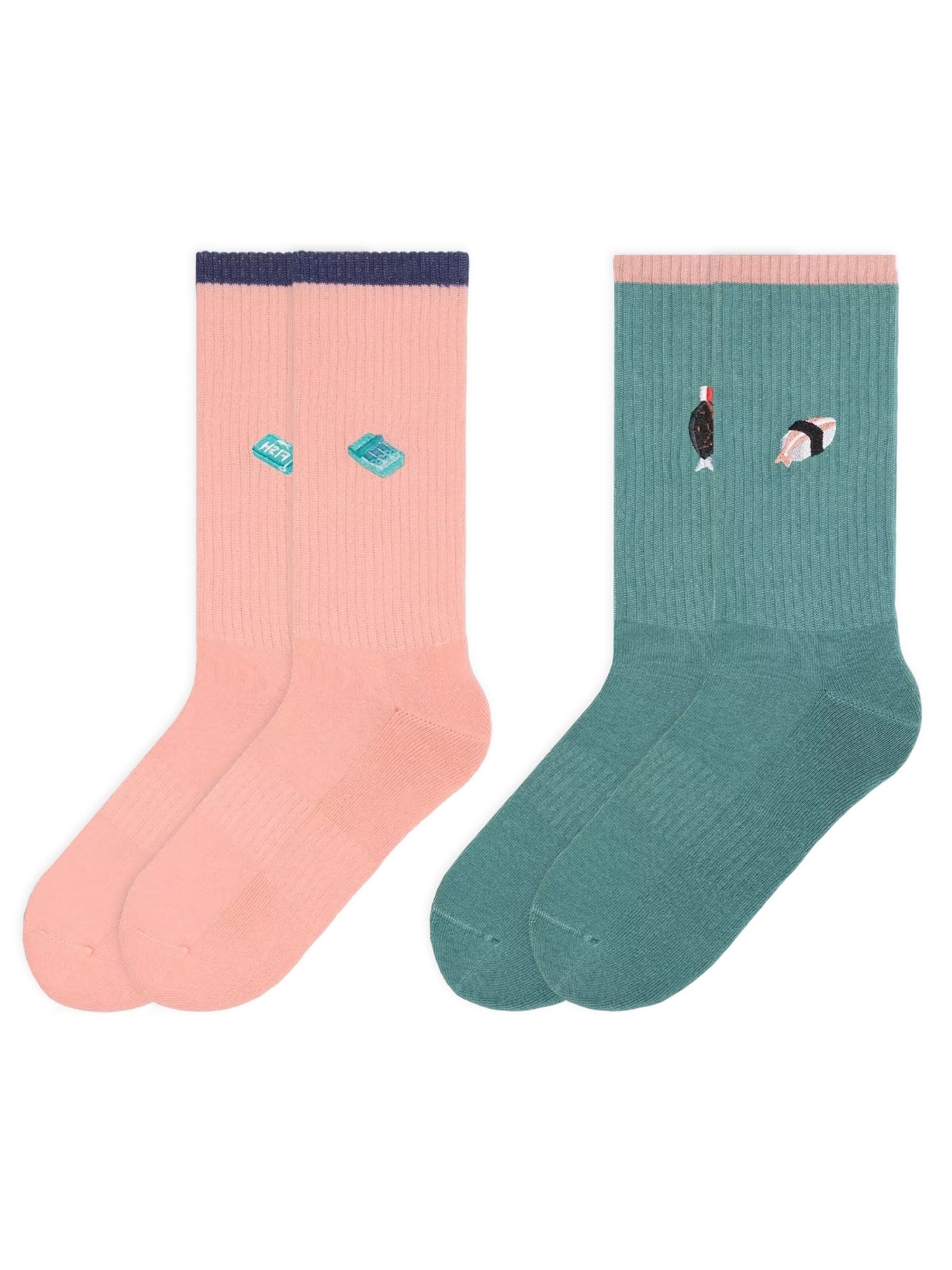 Von Jungfeld Socken 'Mix & Match Tennis Socken-Set'‌‌‌‌‌ in Pink: Vorderseite