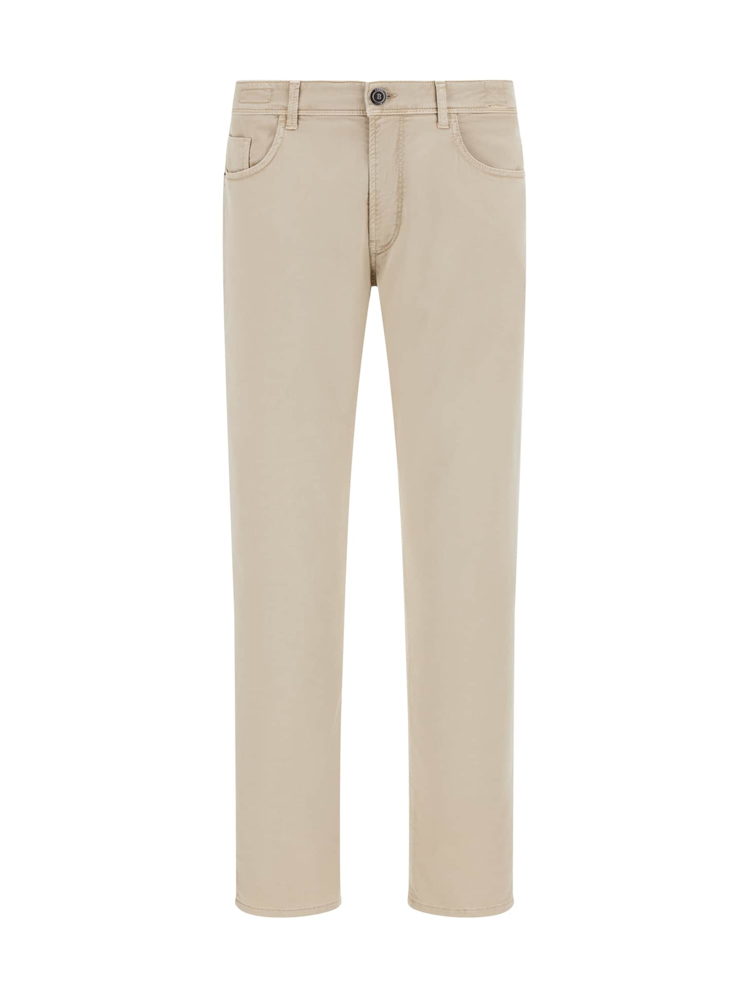 Boggi Milano Regular Jeans in Beige: front