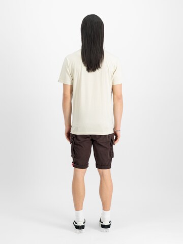 Maglietta di ALPHA INDUSTRIES in bianco