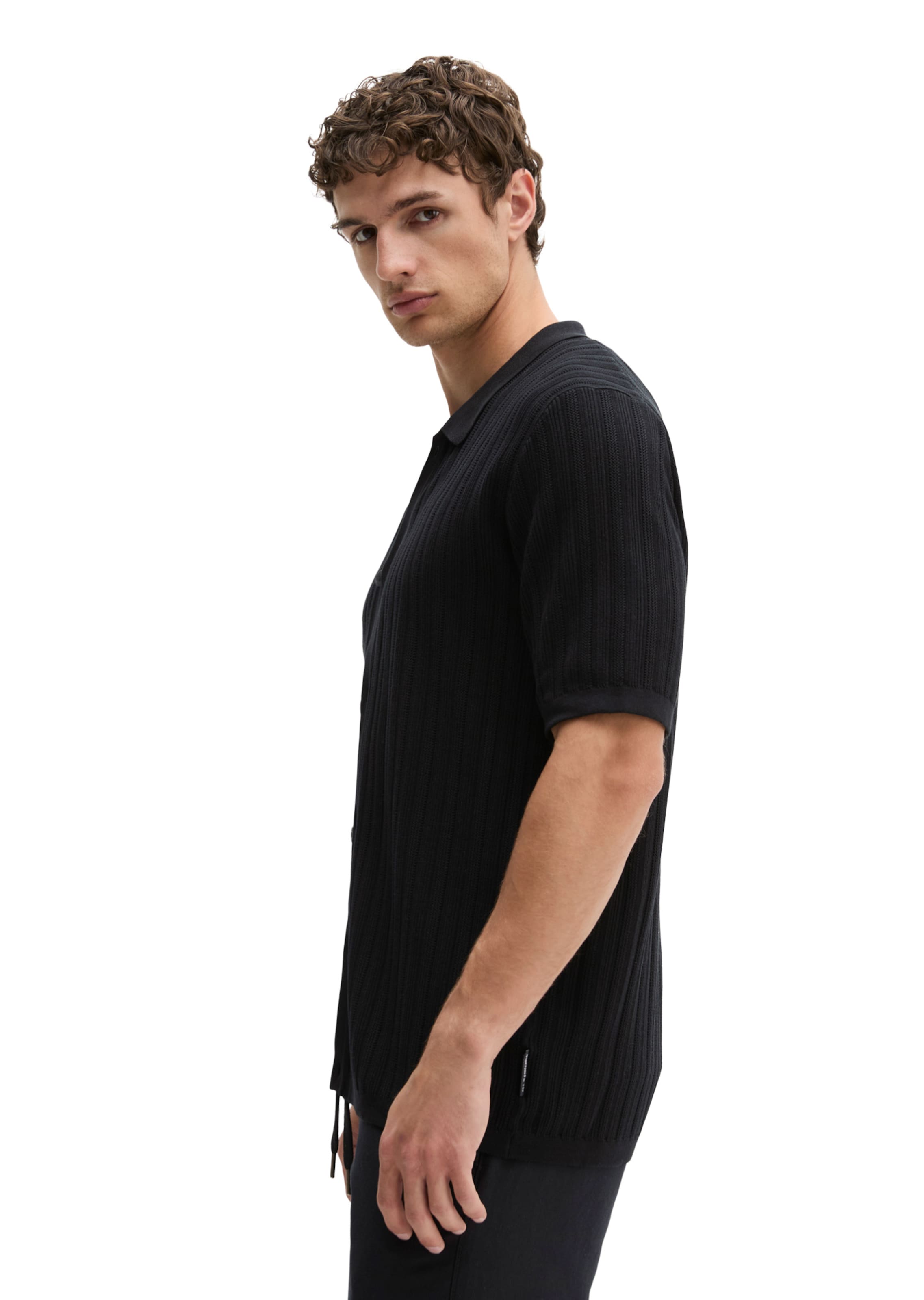 Marc O'Polo Strickjacke in Schwarz