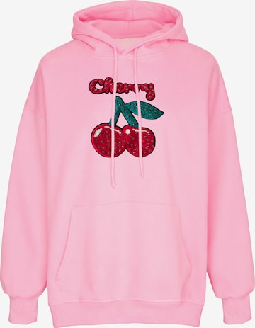 Sweat-shirt MYMO en rose : devant