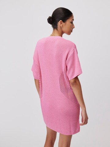 LeGer by Lena Gercke Knit dress 'Thore' in Pink