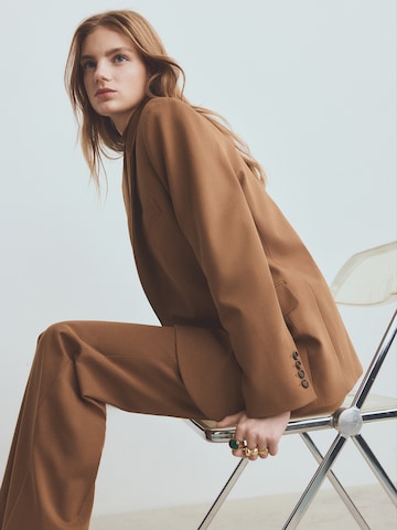 MANGO Blazer 'Milano' in Brown