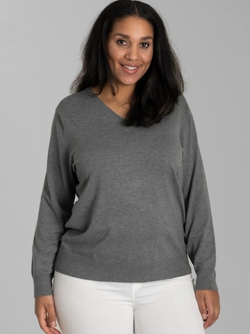 SANDGAARD Sweater 'Helsinki' in Grey: front