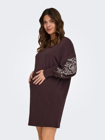 Robe 'OLMAlexa' Only Maternity en marron : devant