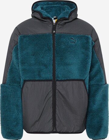 PUMA Between-Season Jacket in Green: front