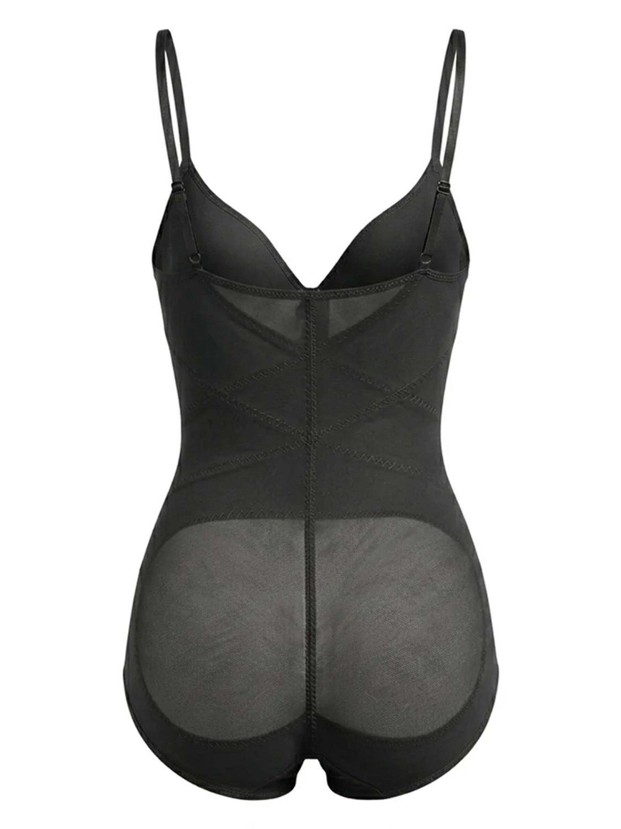 Shapetape Shapingbody 'Corrigerende bodysuit met verstelbare bandjes' in Zwart