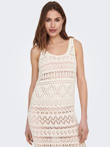 ONLY Knitted dress 'KIRSTIE' in Beige