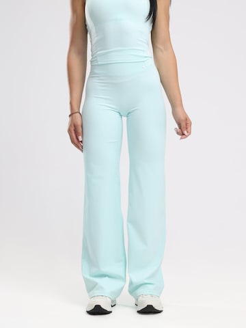 neverover Flared Leggings 'Everyday Wide Leg Leggings' in Blue