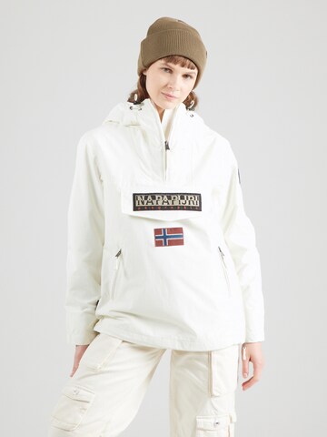 NAPAPIJRI - Chaqueta de entretiempo 'RAINFOREST' en blanco: frente