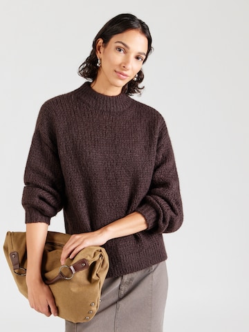 VERO MODA Svetr 'VMMAYBE' – hnědá: přední strana