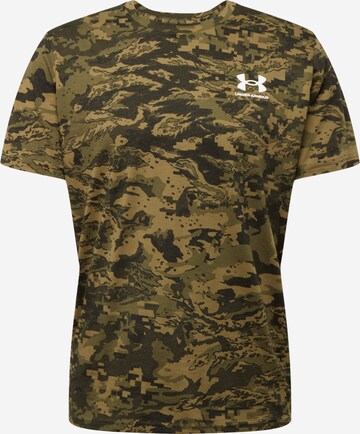 T-Shirt fonctionnel UNDER ARMOUR en vert : devant