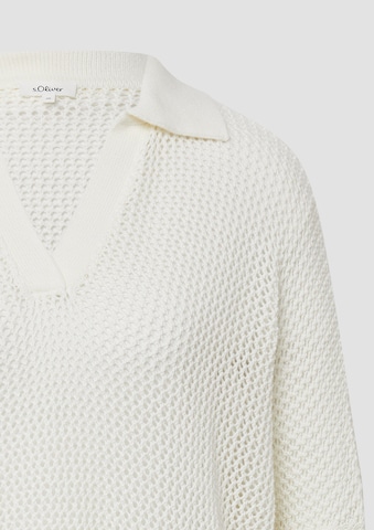 Pull-over s.Oliver en blanc