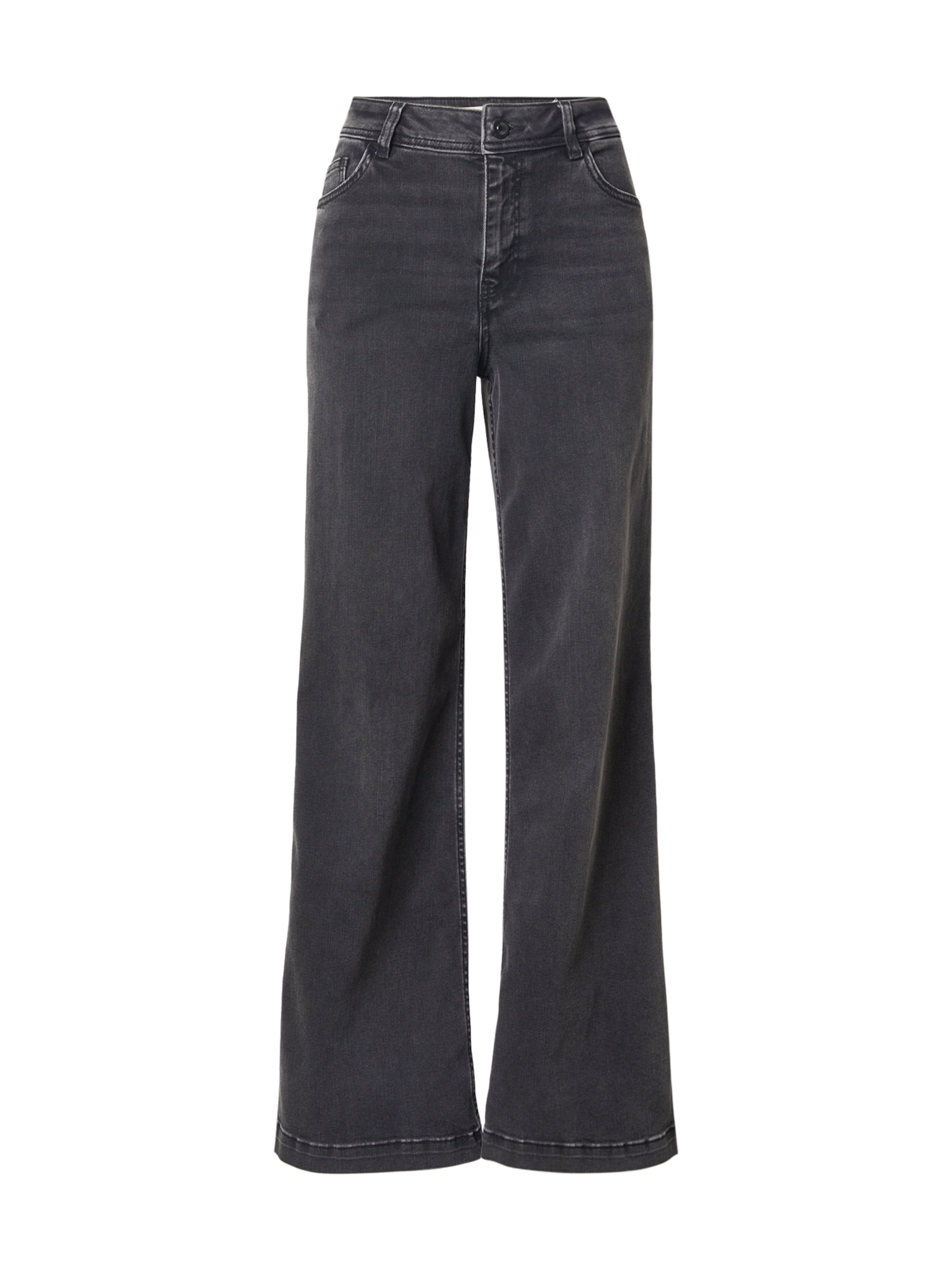 MOS MOSH Široký strih Džínsy 'Dara' - Sivá: predná strana