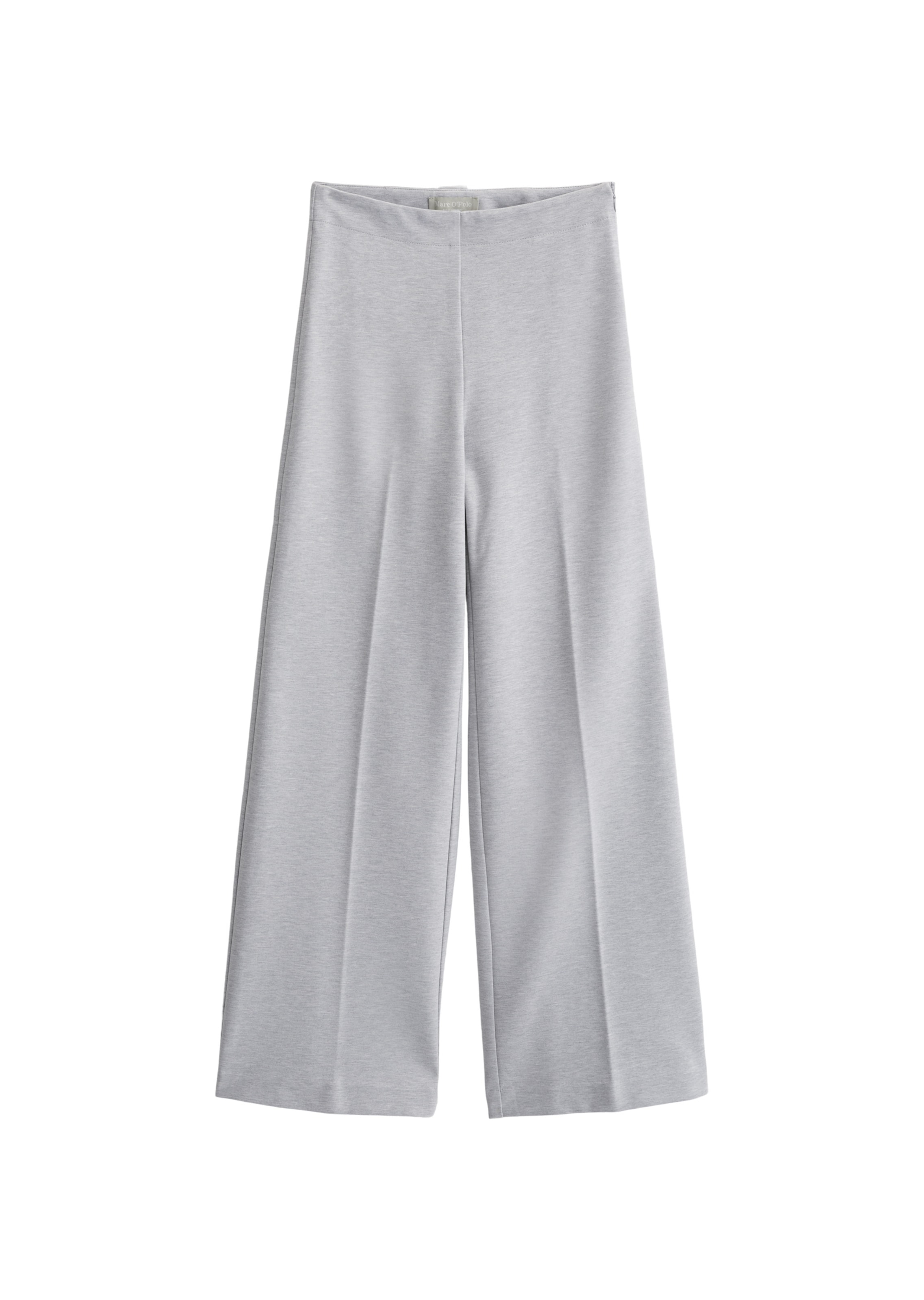 Marc O'Polo Wide leg Pantalon 'Margo' in Grijs: voorkant