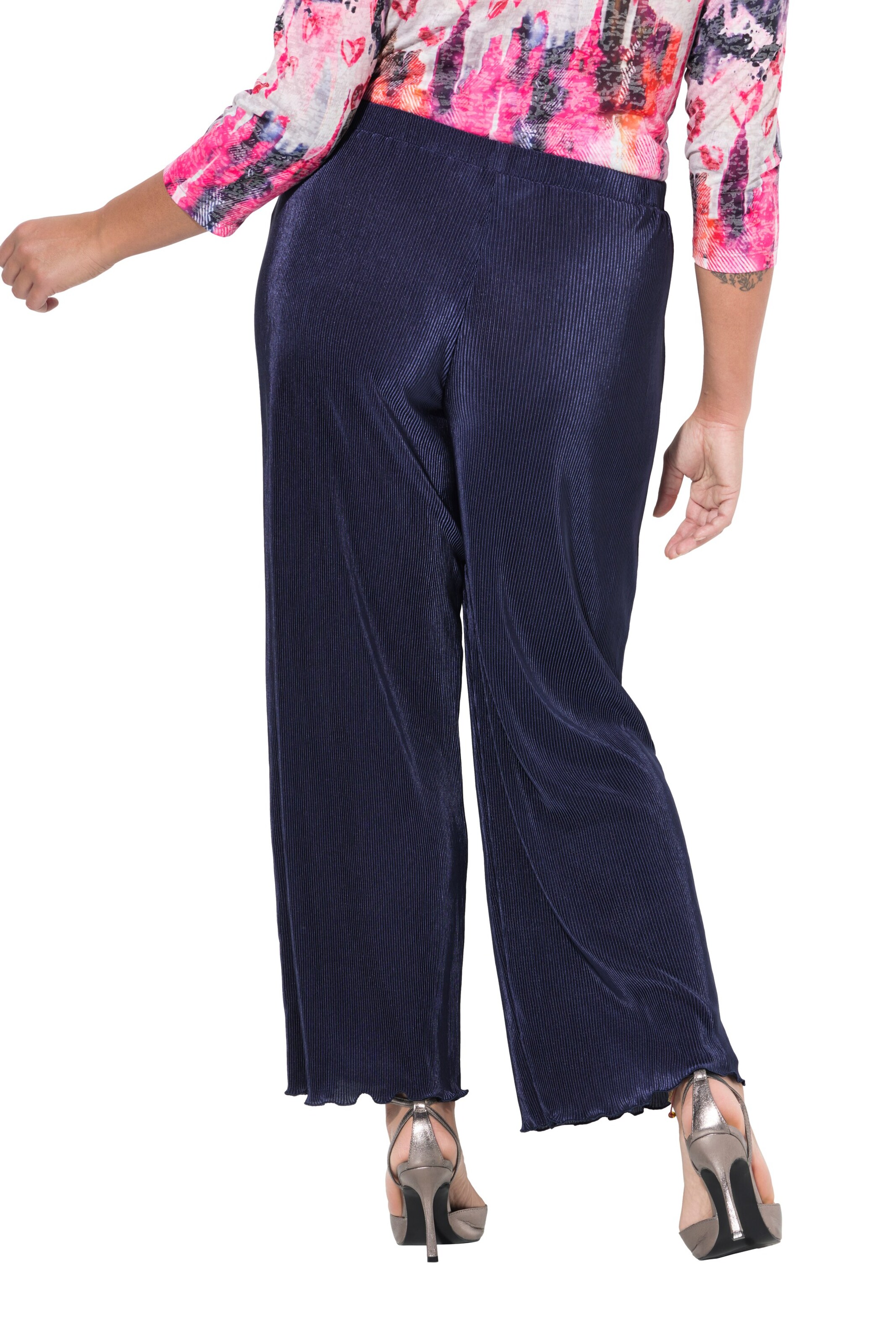MIAMODA Wide leg Trousers in Blue