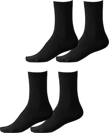Millo Socks 'Cosy Steps' in Black: front