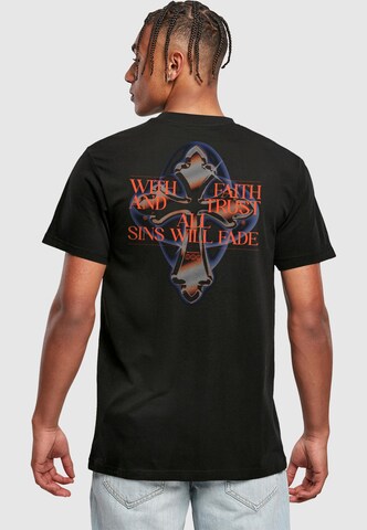 Mister Tee - Camiseta 'Faith And Trust' en negro: frente