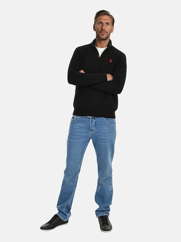 U.S. POLO ASSN. Pullover in Schwarz