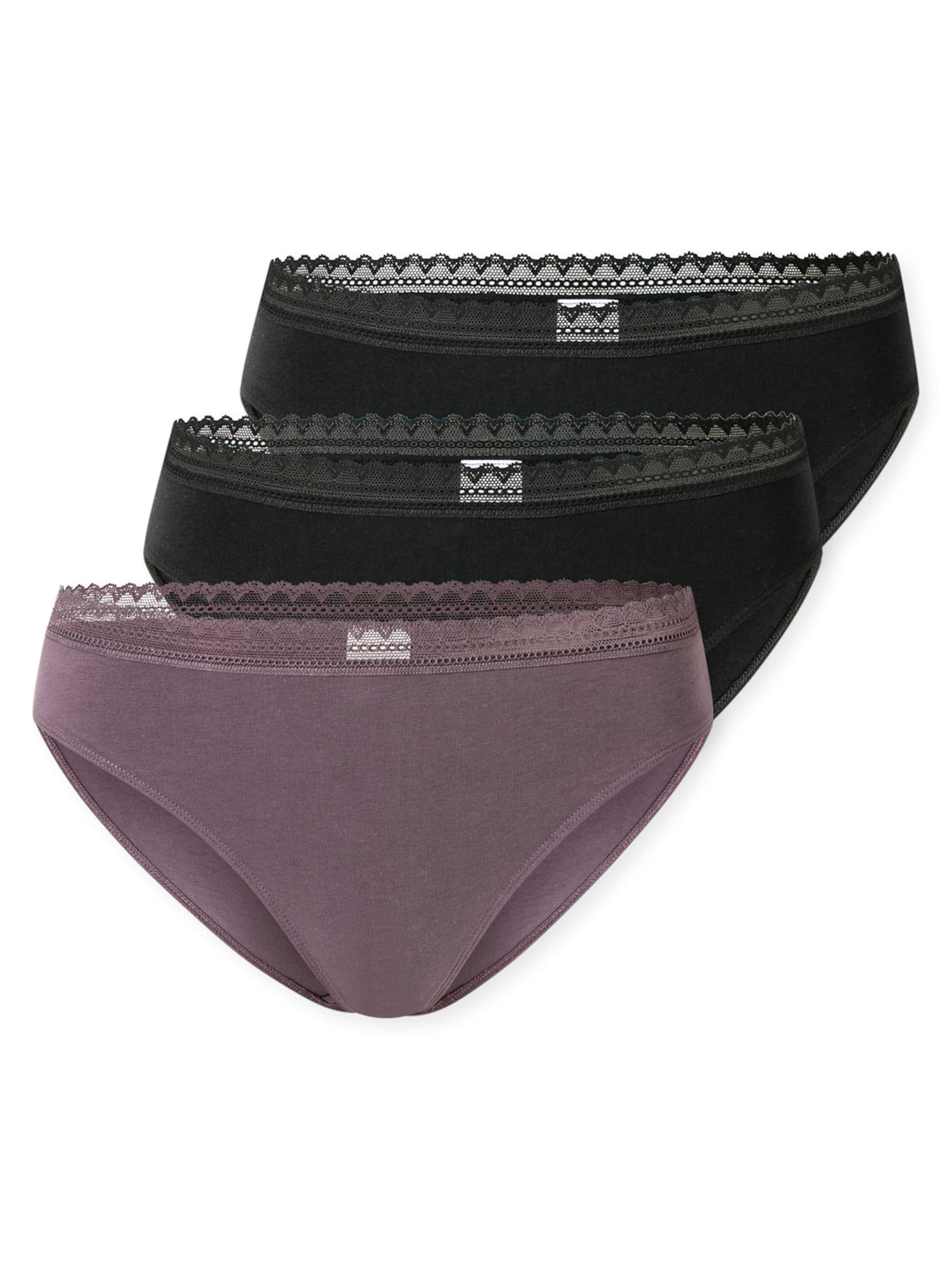 SCHIESSER Slip in Lila: Vorderseite