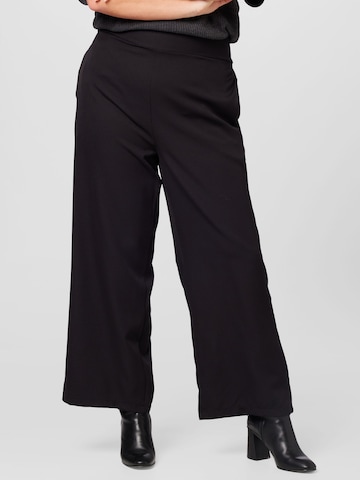 Bootcut Pantaloni di Dorothy Perkins Curve in nero: frontale