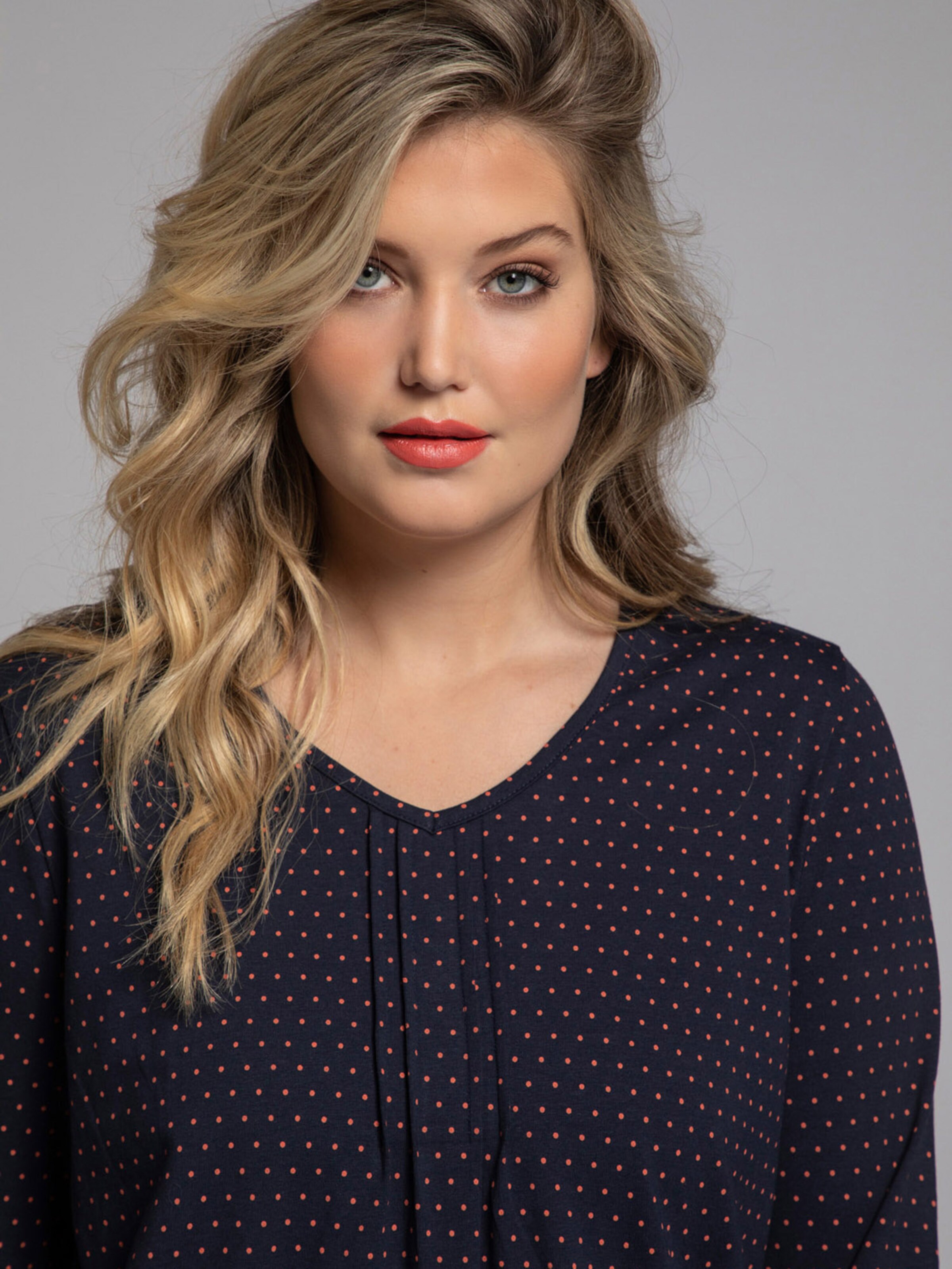 Frauen Shirts & Tops Ulla Popken Shirt in Marine - MD49242 Frauen Shirts & Tops Ulla Popken Shirt in Marine - MD49242