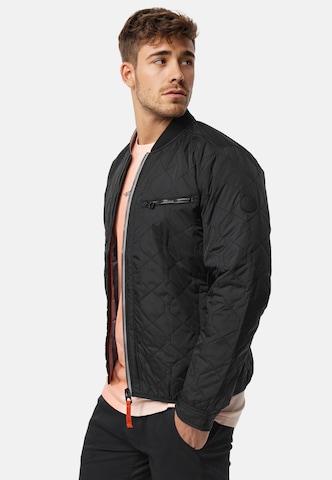 INDICODE JEANS Between-Season Jacket 'Leander' in Black