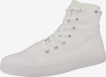 s.Oliver Sneakers hoog in Wit: voorkant