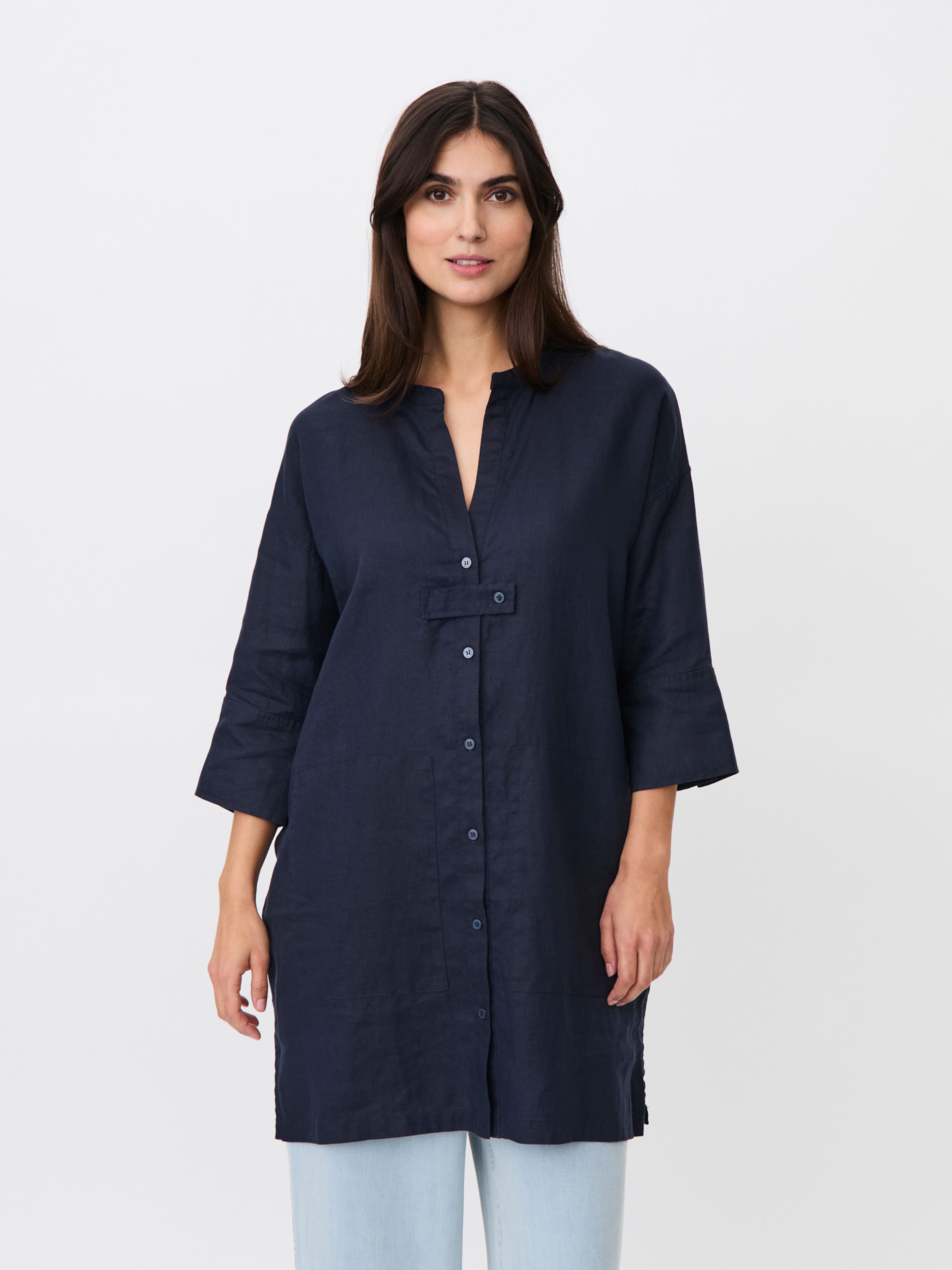 Masai Blousejurk 'Genoveva' in Blauw: voorkant