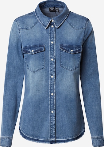 Camicia da donna 'Lea' di VERO MODA in blu: frontale