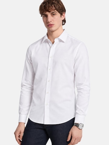 Michael Kors - Ajuste estrecho Camisa 'Camicia' en blanco