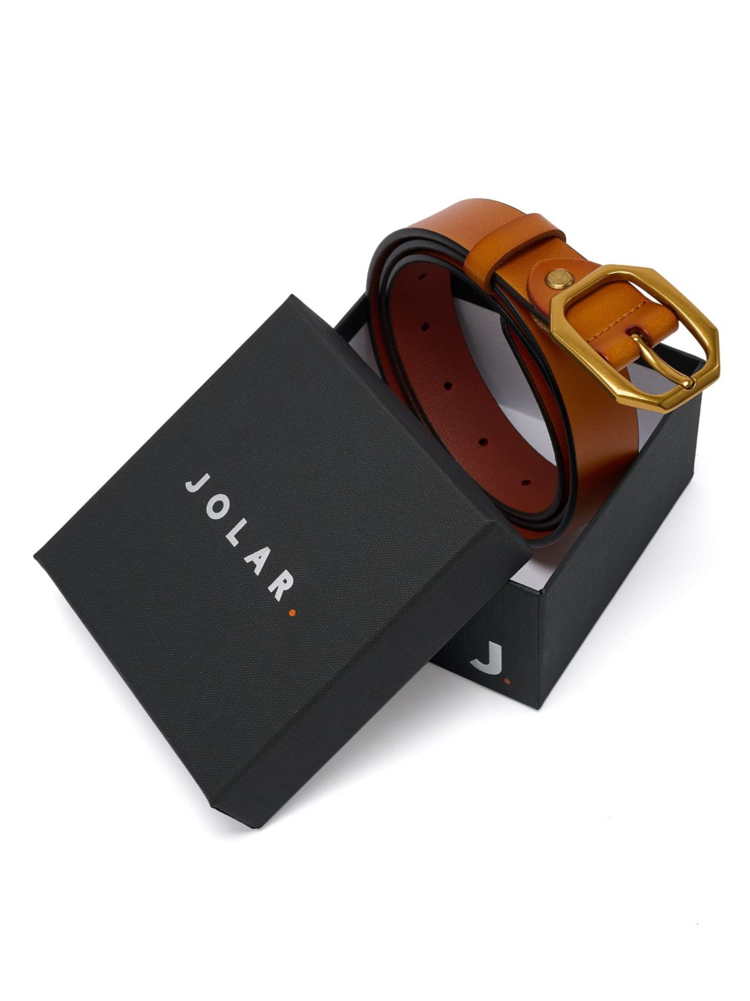 jolar Belt 'ELEGENT GOLD' in Brown