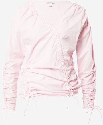 Chemisier TOPSHOP en rose : devant