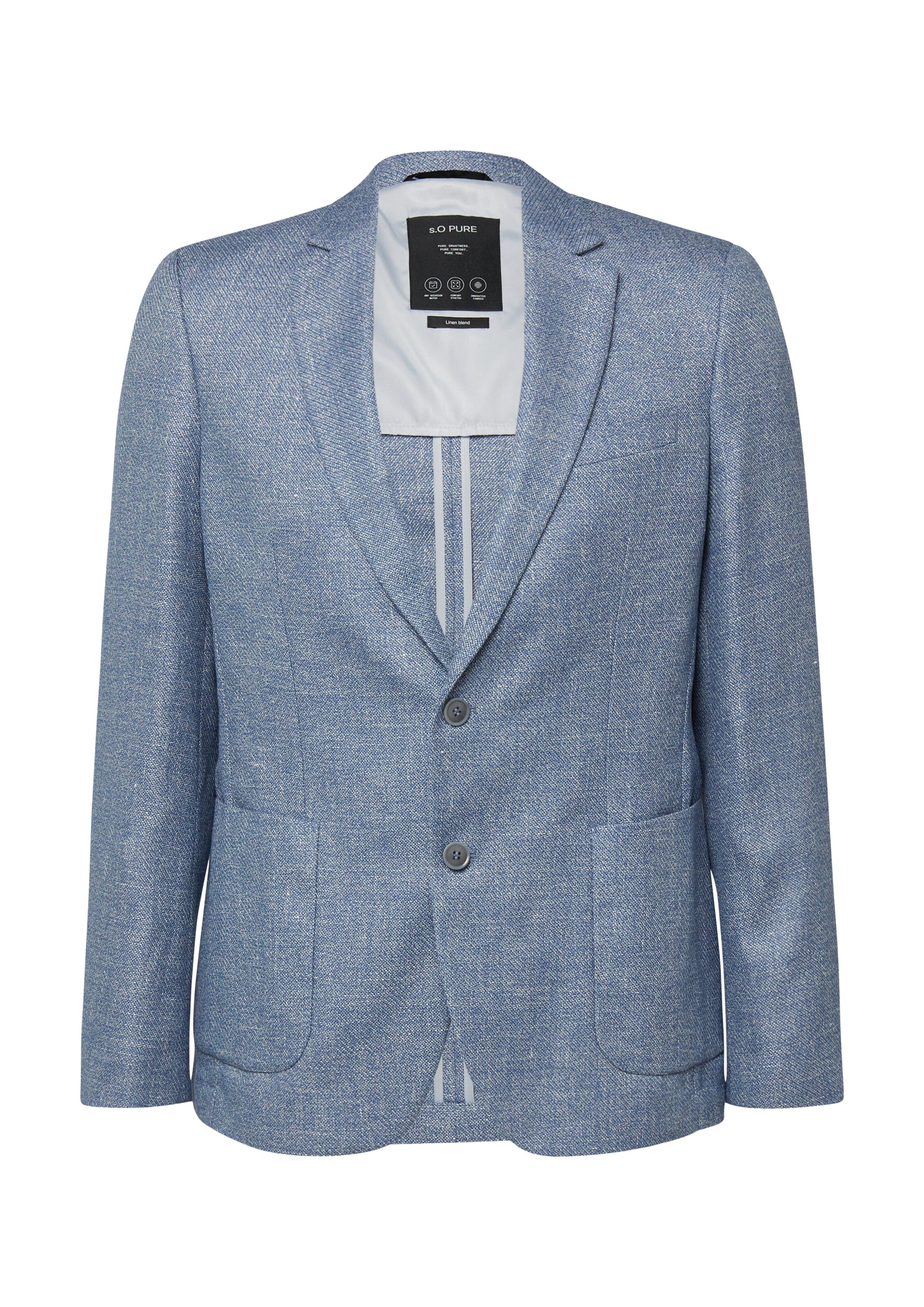 s.Oliver Indoor-Jacke ' S.OPURE ' in royalblau, Produktansicht