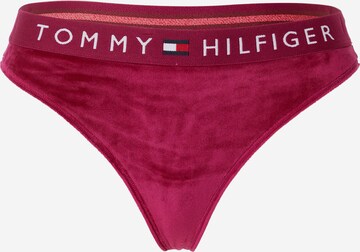 Tommy Jeans String in Rood: voorkant