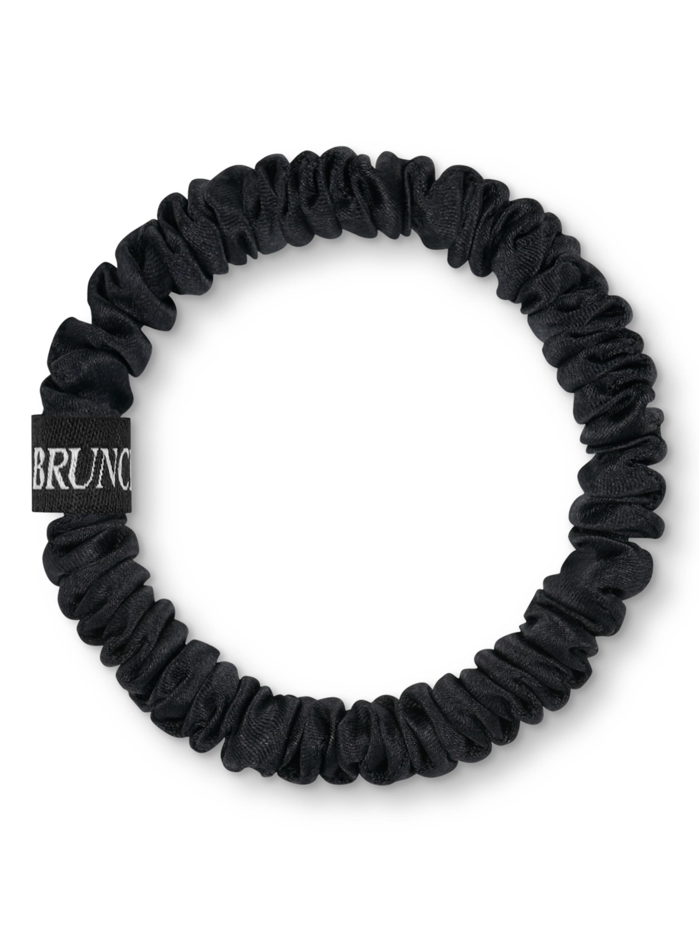 Ornement pour cheveux BRUNCHIES® en noir : devant